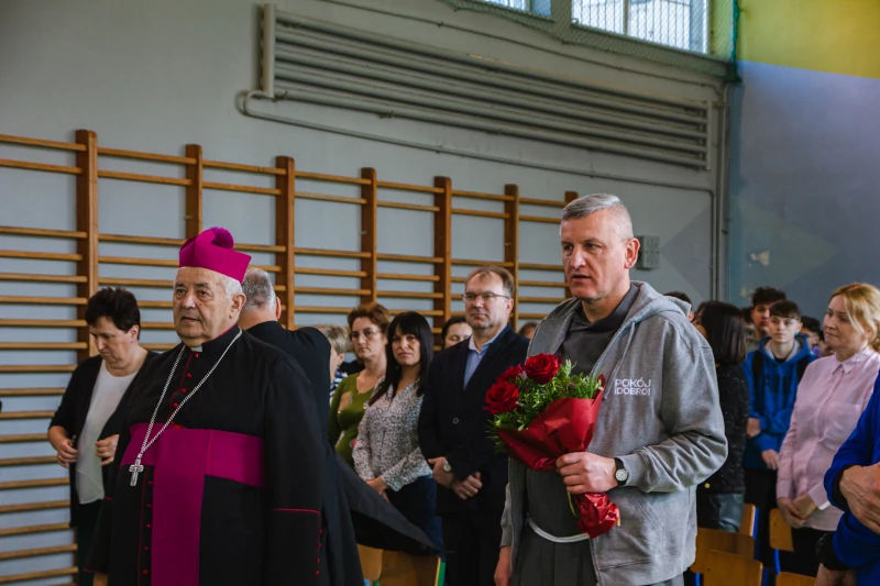 Wizyta Biskupa w ZST w Jaśle